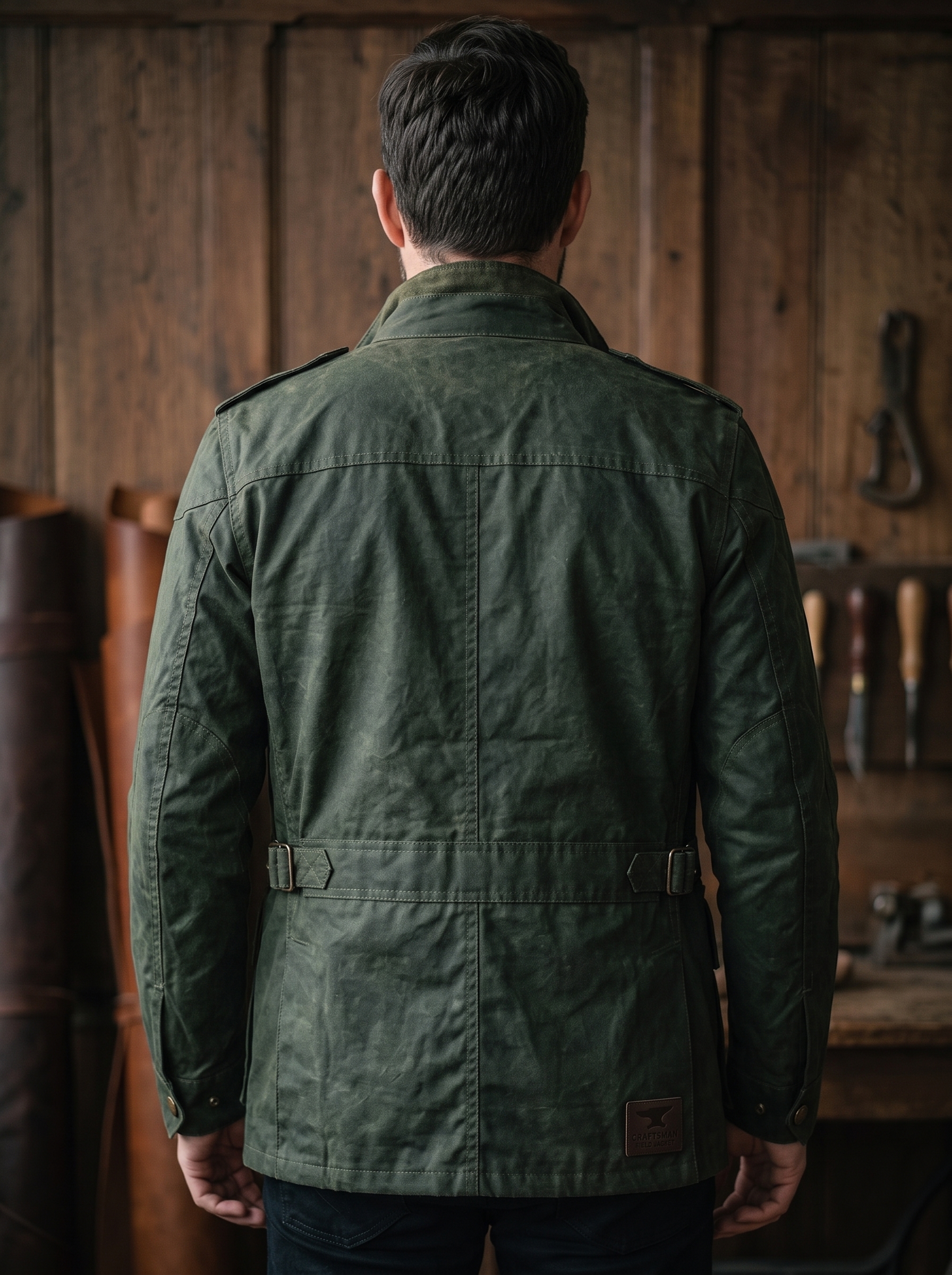The Heritage Waxed Canvas Field Jacket - Image 8