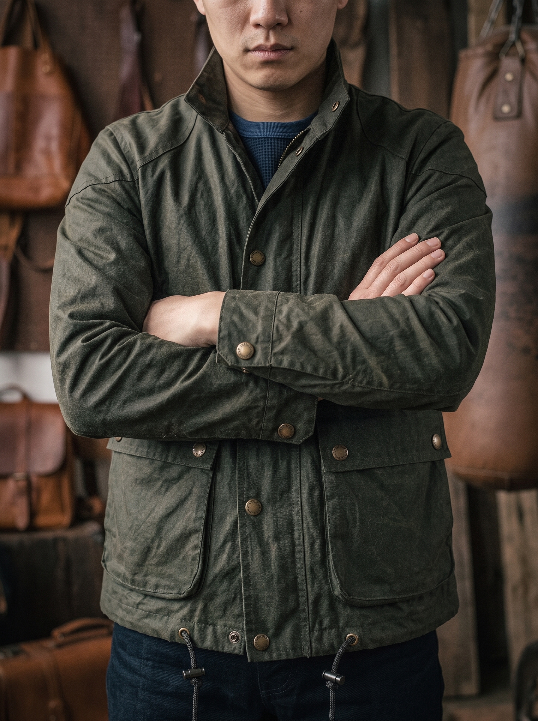 The Heritage Waxed Canvas Field Jacket - Image 3
