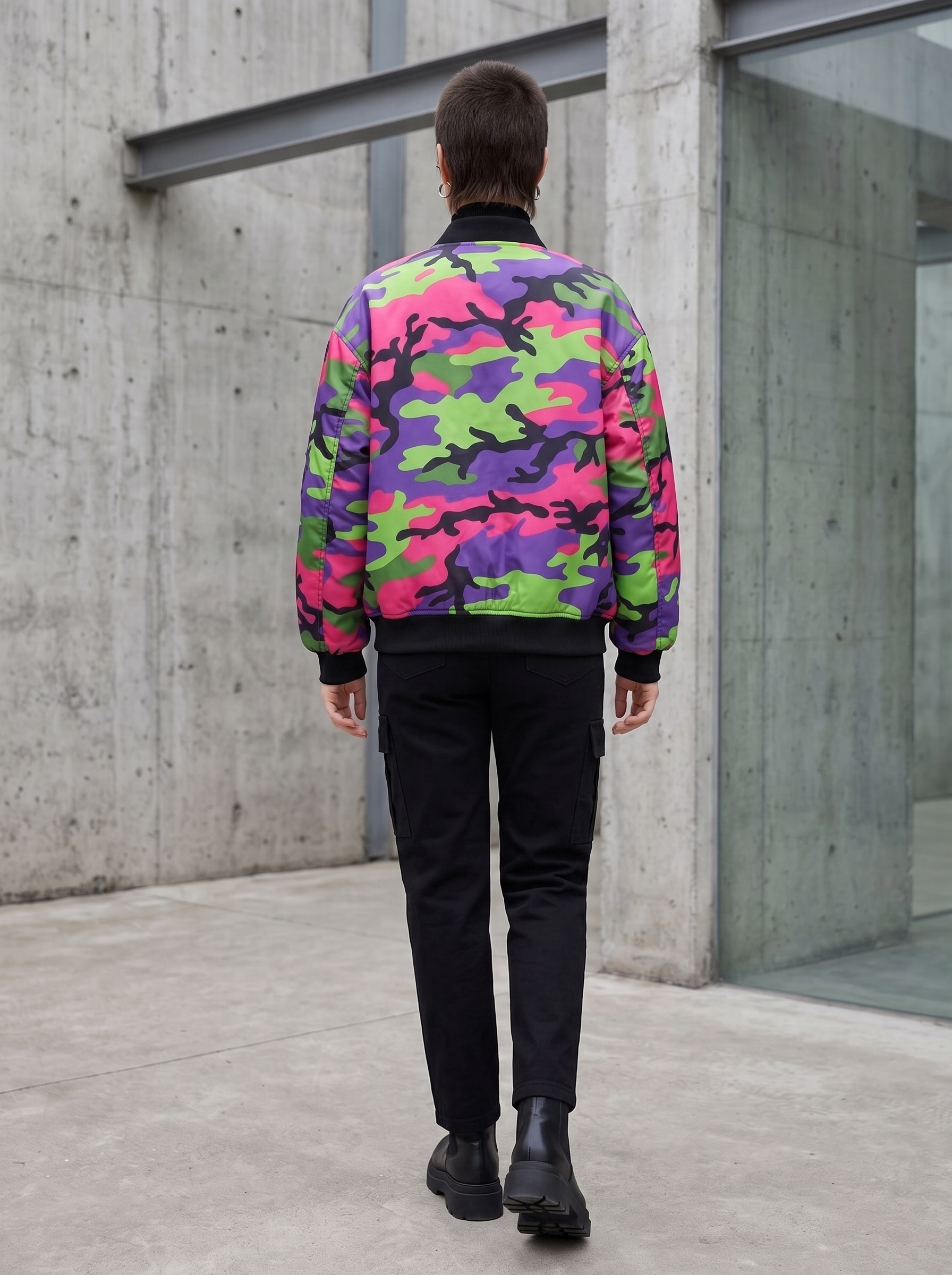 Women's Oversized Bomber Jackets - Image 6